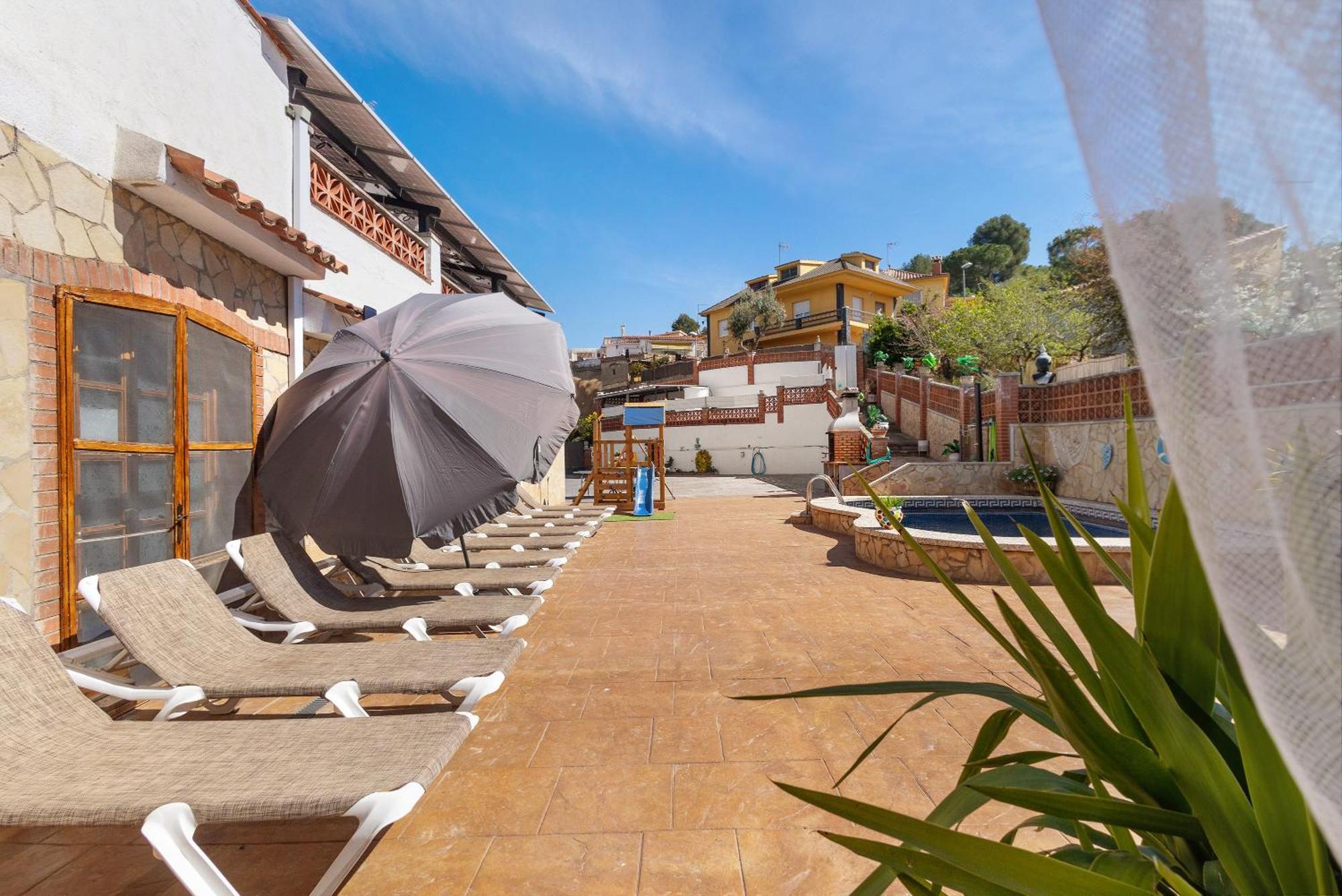 Cal Ramon Con Piscina Vila Rubí Exterior foto
