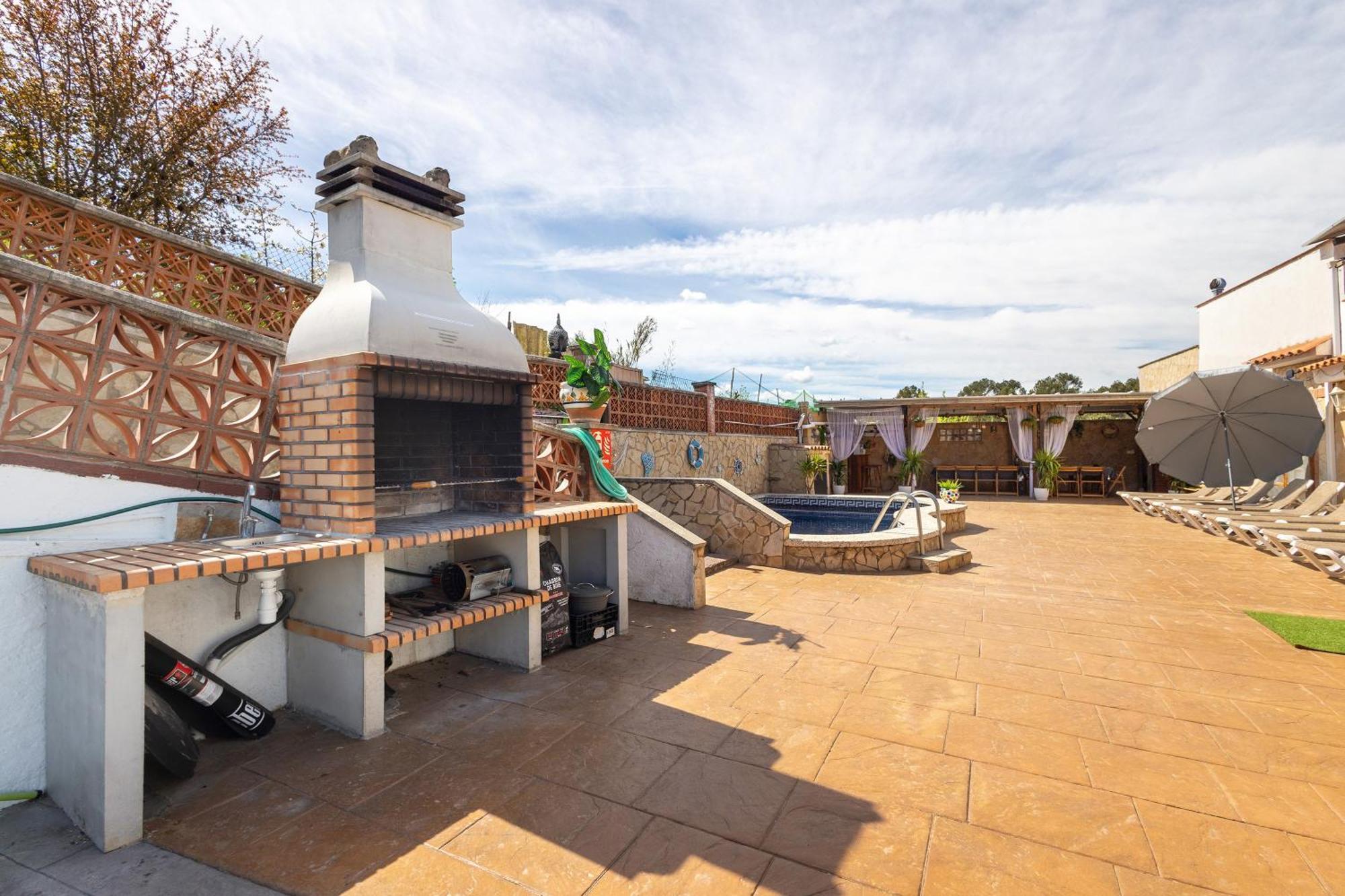 Cal Ramon Con Piscina Vila Rubí Exterior foto